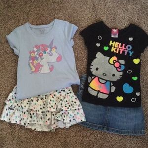 Adorable Skirt & Top bundle size 6